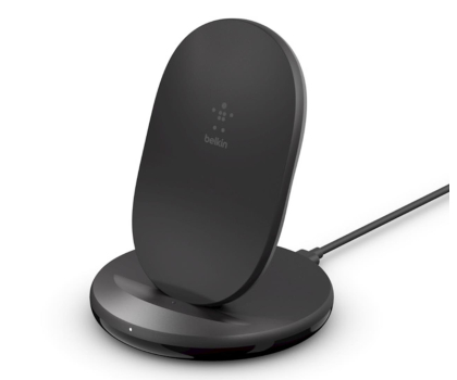 Ładowarka i akumulator BELKIN Ładowarka z podstawą 15W Wireless Charging Stand Czarna WIB002vfBK